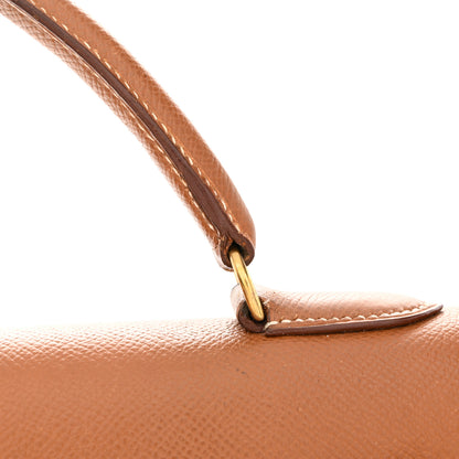 Hermes Courchevel Kelly Sellier 32 Gold 17 of 34