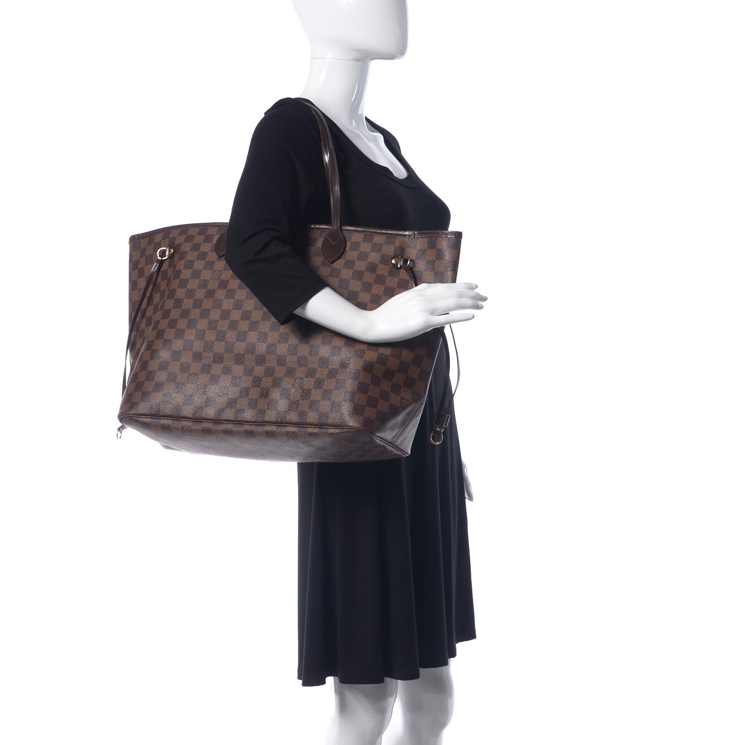 Louis Vuitton Damier Ebene Neverfull GM 2 of 24