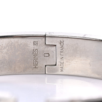 Hermes Enamel Narrow Clic Clac H Bracelet PM Black 4 of 4