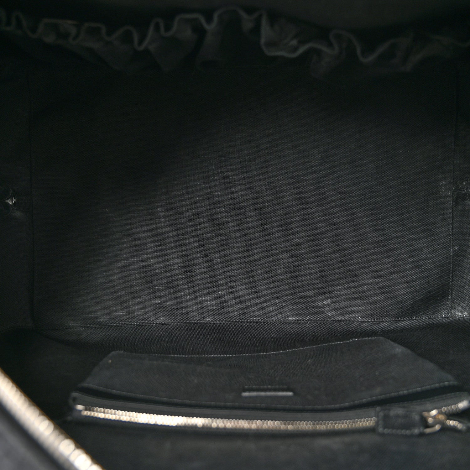 Gucci GG Supreme Monogram Azalea Calfskin Retro Interlocking G Large Duffle Bag Black Grey 4 of 12