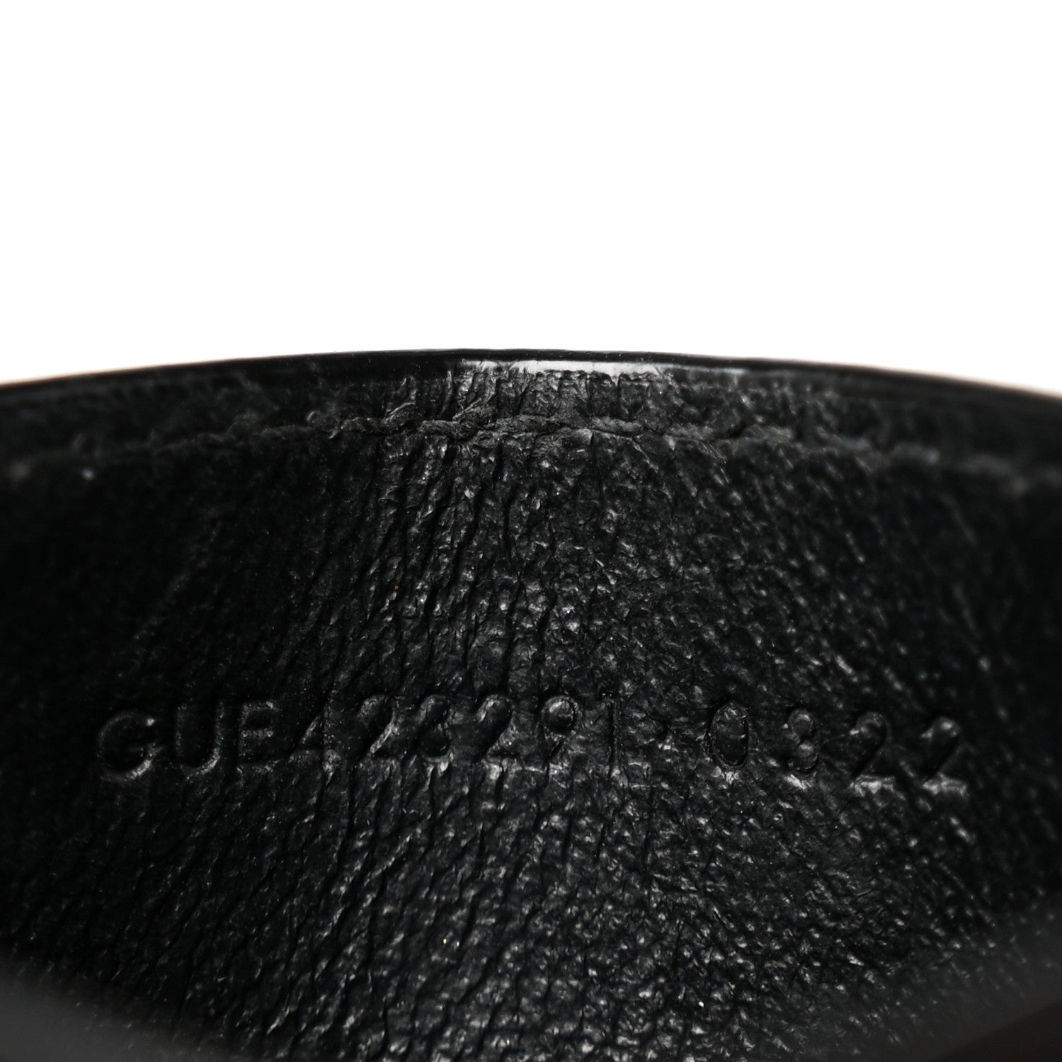 Saint Laurent Grain De Poudre Matelasse Chevron Monochrome Monogram Credit Card Case Black 7 of 10