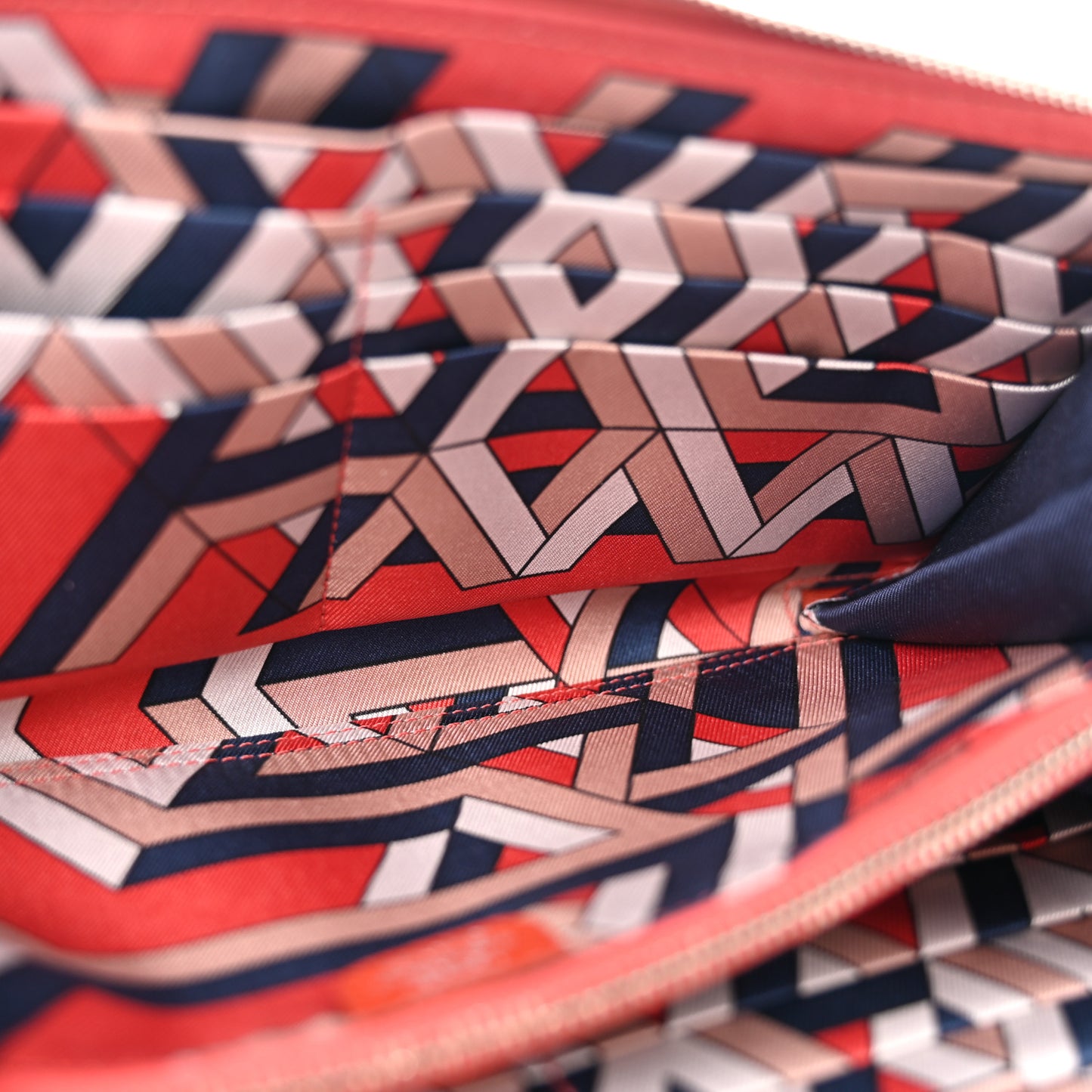 Epsom Silk'In Wallet Brique