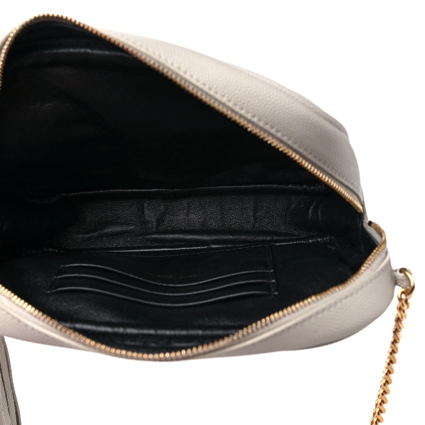 Grain De Poudre Matelasse Monogram Mini Lou Camera Bag Blanc Vintage
