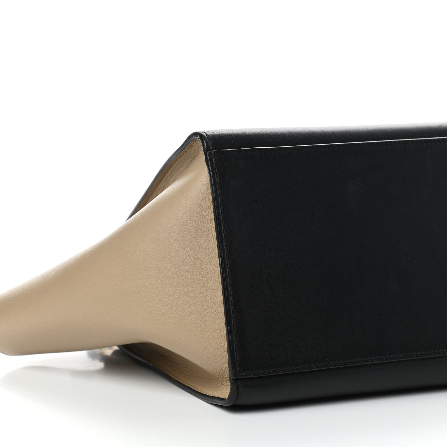 Celine Elephant Calfskin Small Tri-Color Trapeze Indigo 7 of 9