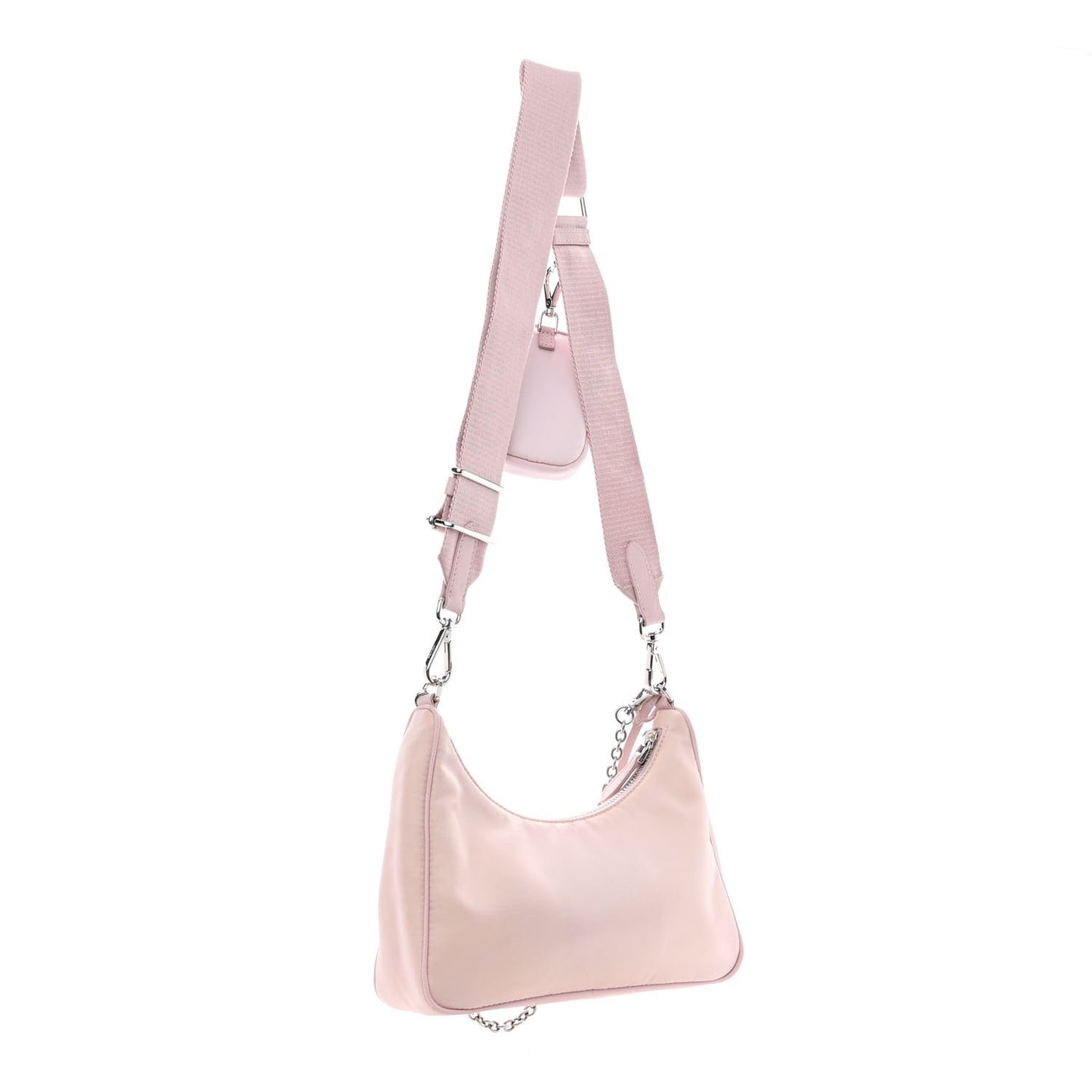 Nylon Re-Edition 2005 Shoulder Bag Alabastro