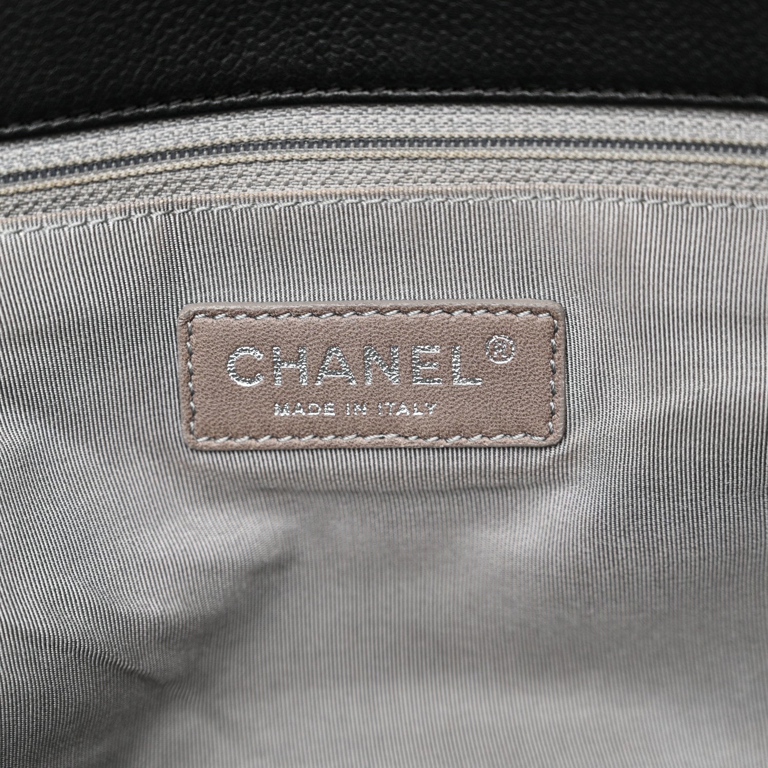 Chanel Caviar Quilted Timeless CC XL Shopping Tote Black 6 of 12