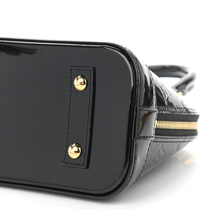 Louis Vuitton Vernis Alma BB Noir Magnetique 10 of 11