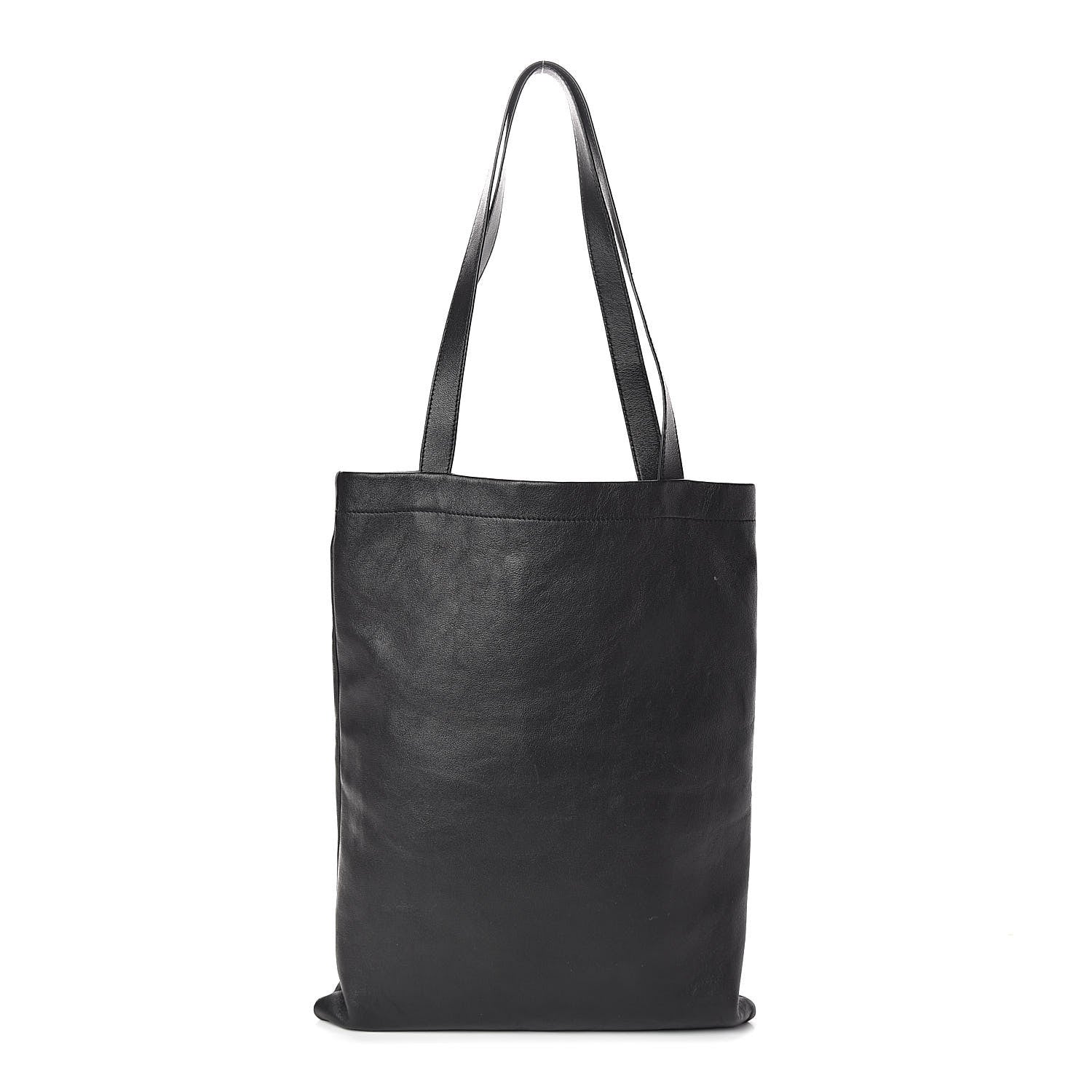 Saint Laurent Calfskin Tote Black 1 of 9