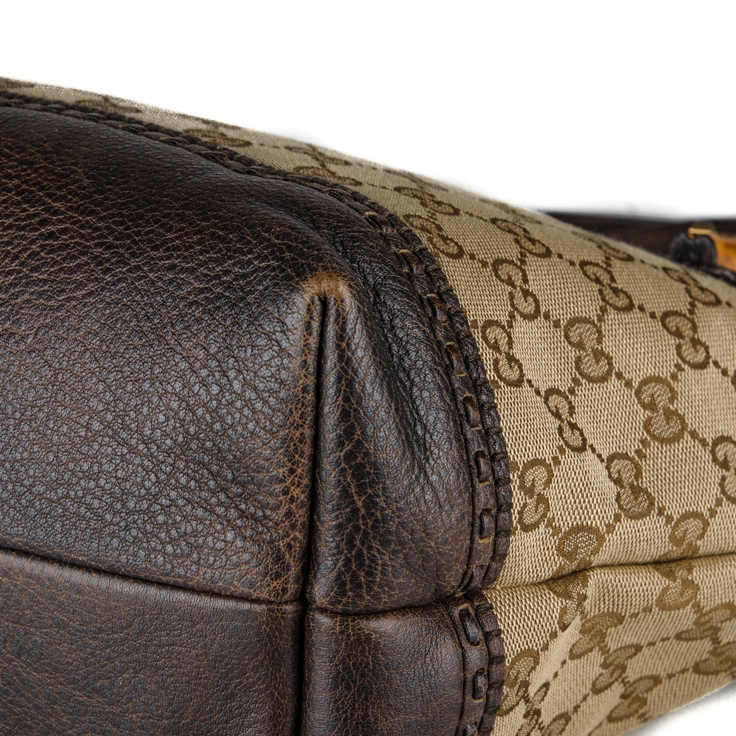 Gucci Monogram Medium Laidback Crafty Tote Dark Brown 8 of 12
