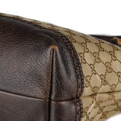 Gucci Monogram Medium Laidback Crafty Tote Dark Brown 8 of 12
