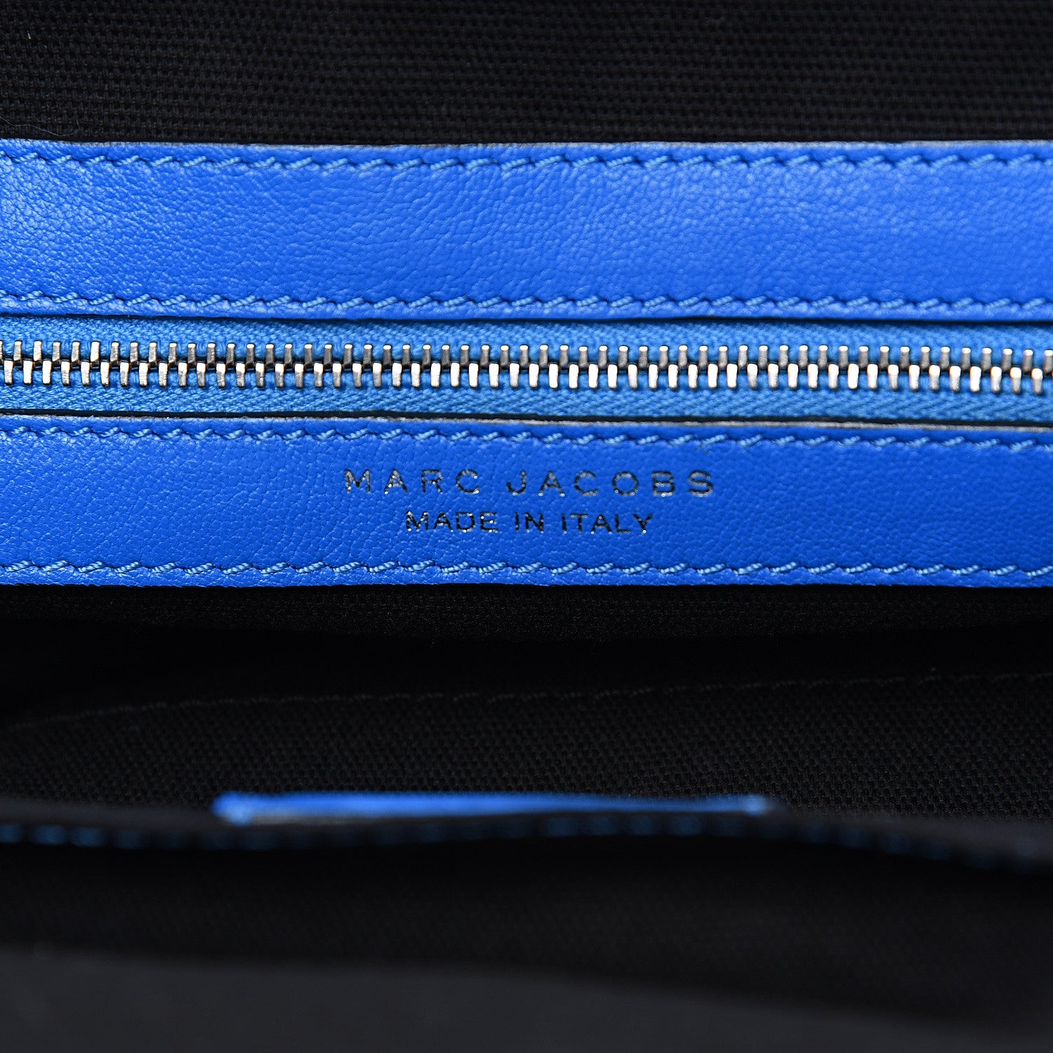 Marc Jacobs Calfskin Quilted Stam Bright Blue 6 of 16
