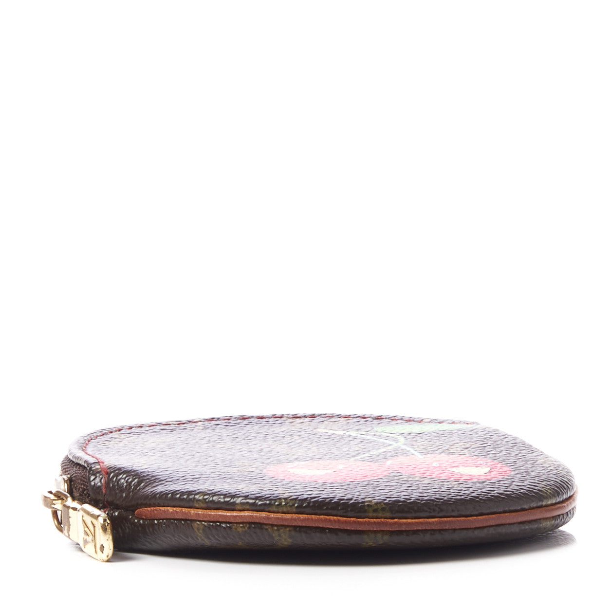 Monogram Cerises Round Coin Purse