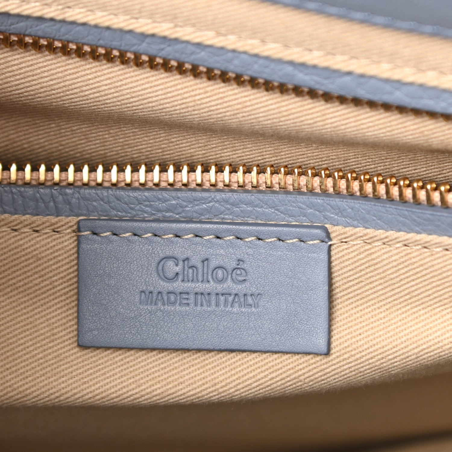 Chloe Calfskin Suede Small Roy Bag Washed Blue 5 of 9