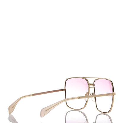 Celine Metal Sunglasses CL 41808/S Gold 4 of 9