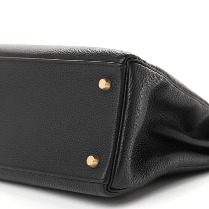 Hermes Togo Kelly Retourne 28 Black 10 of 13