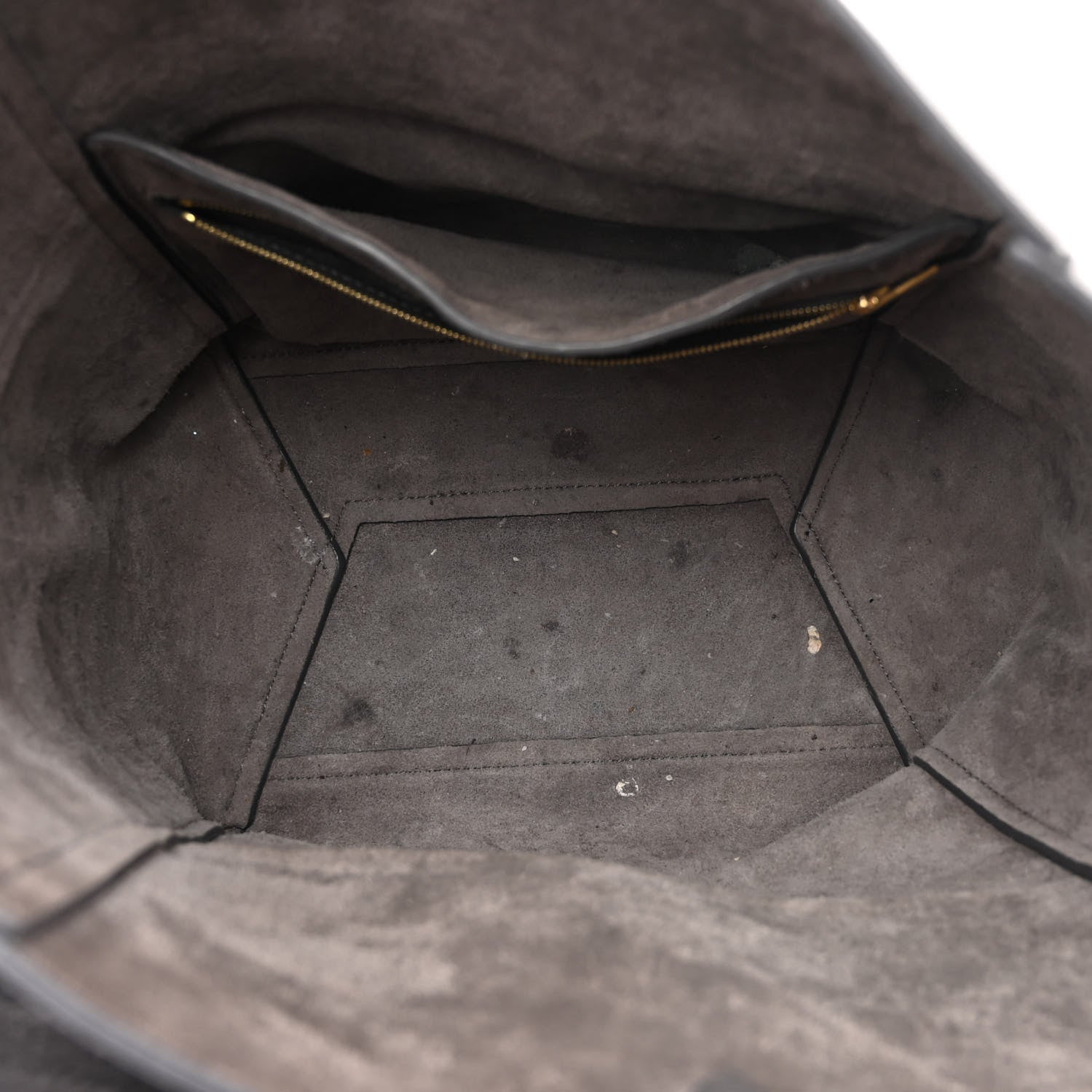 Celine Soft Grained Calfskin Sangle Bucket Bag Kohl 5 of 11