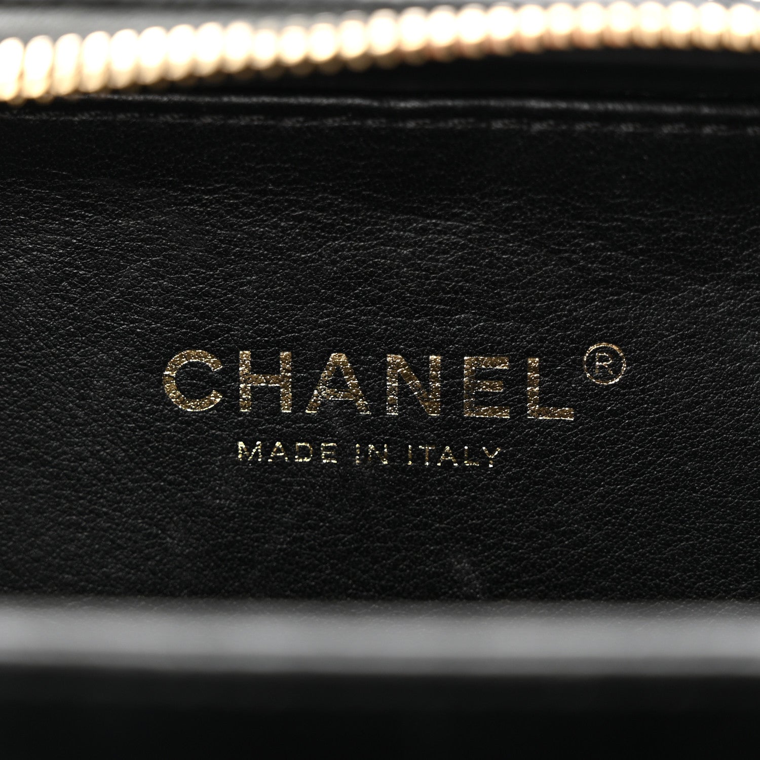 Chanel Caviar Quilted Small CC Filigree Vanity Case Black 6 of 12