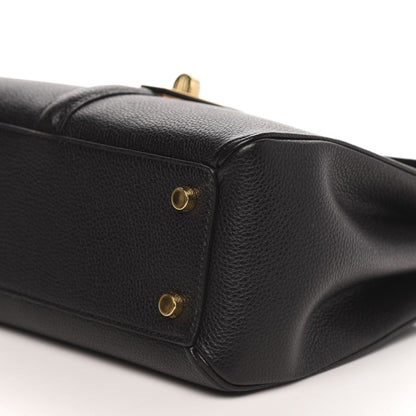 Celine Grained Calfskin Small 16 Top Handle Bag Black 6 of 9