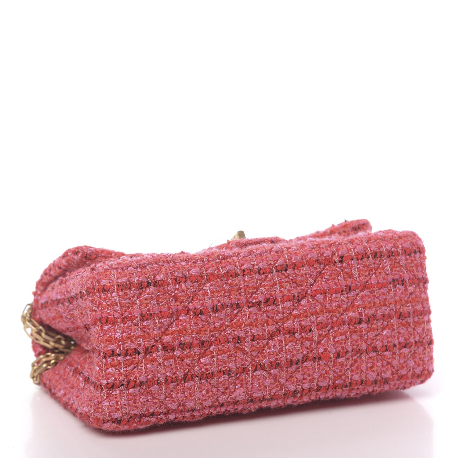 Chanel Tweed Quilted Mini 2.55 Reissue Flap Red Ecru Black 4 of 11