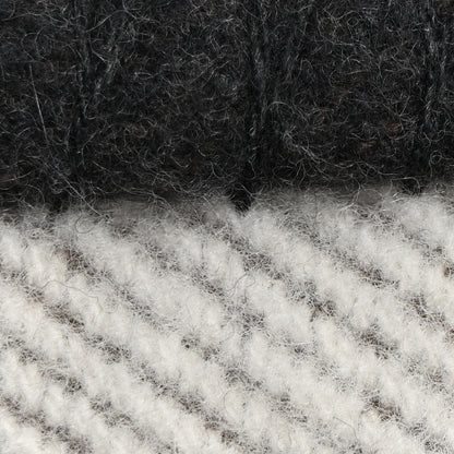 Hermes Wool Cashmere Signature Avalon Blanket Ecru Gris Fonce 5 of 5