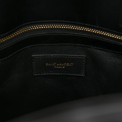 Saint Laurent Calfskin Small Manhattan Shopper Tote Black 6 of 10