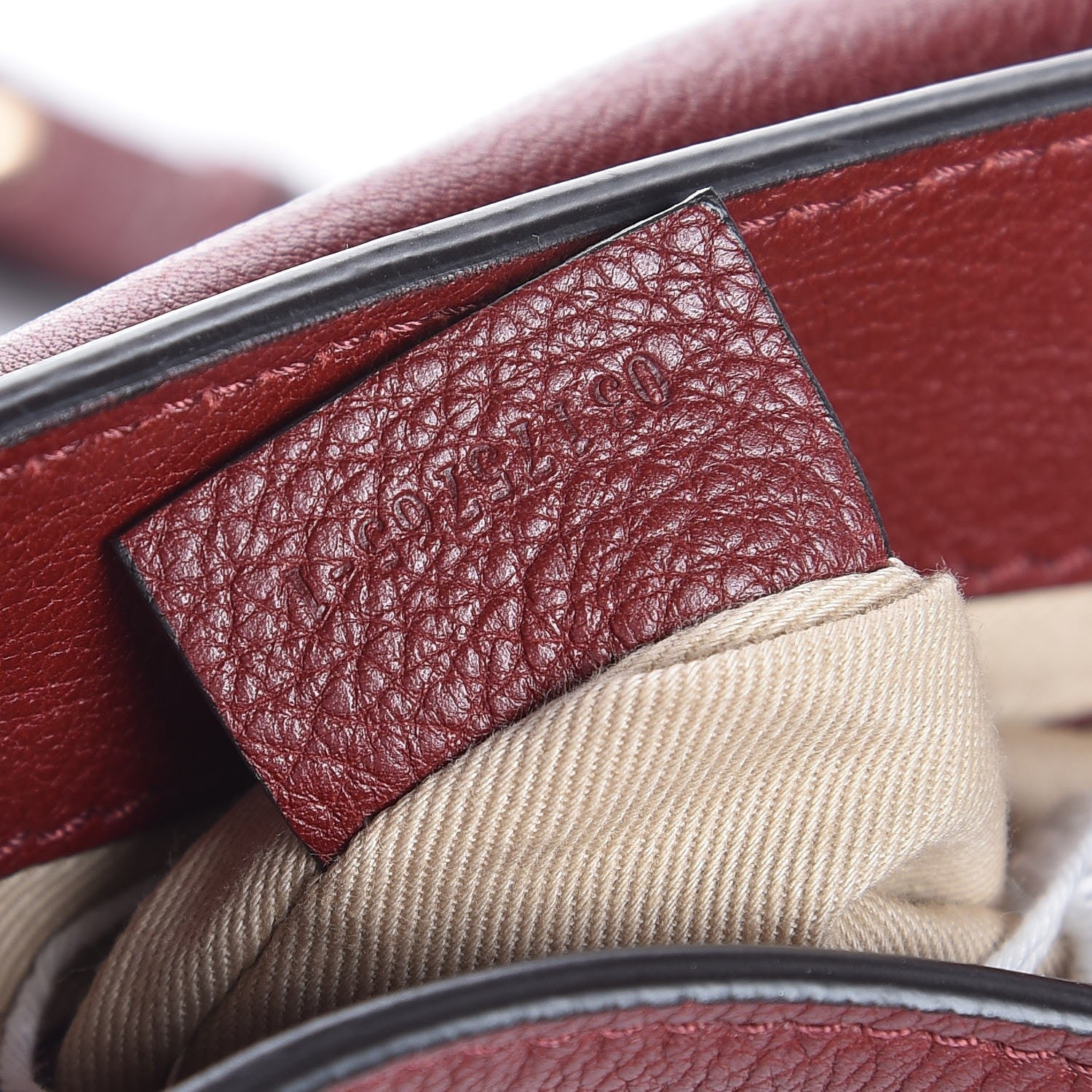Chloe Suede Calfskin Small Faye Backpack Sienna Red 7 of 7