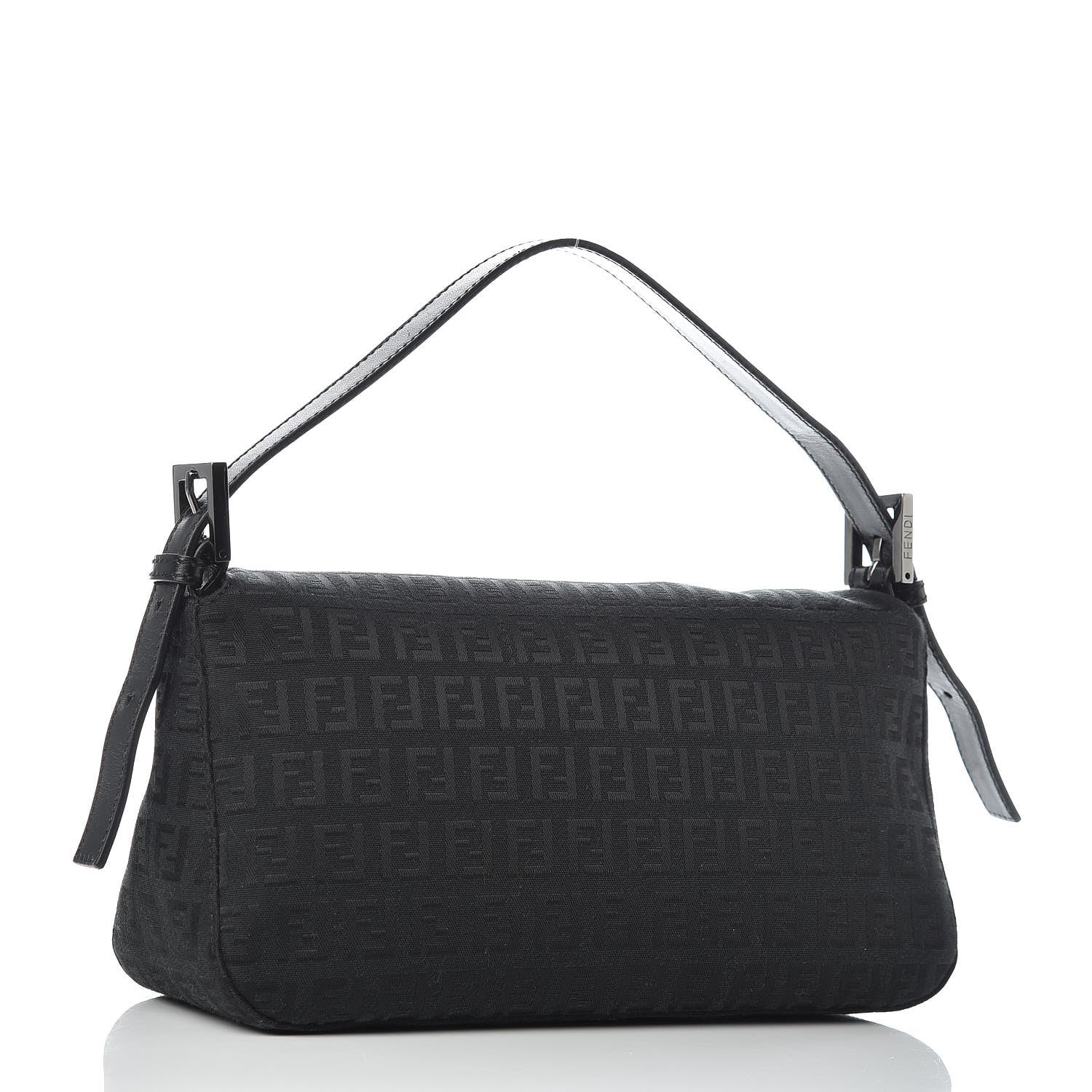Fendi Zucchino Baguette Black 3 of 9