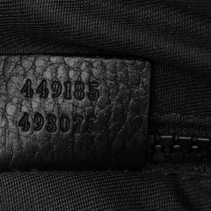 Gucci Nylon Monogram Medium Flat Messenger Bag Black 7 of 10