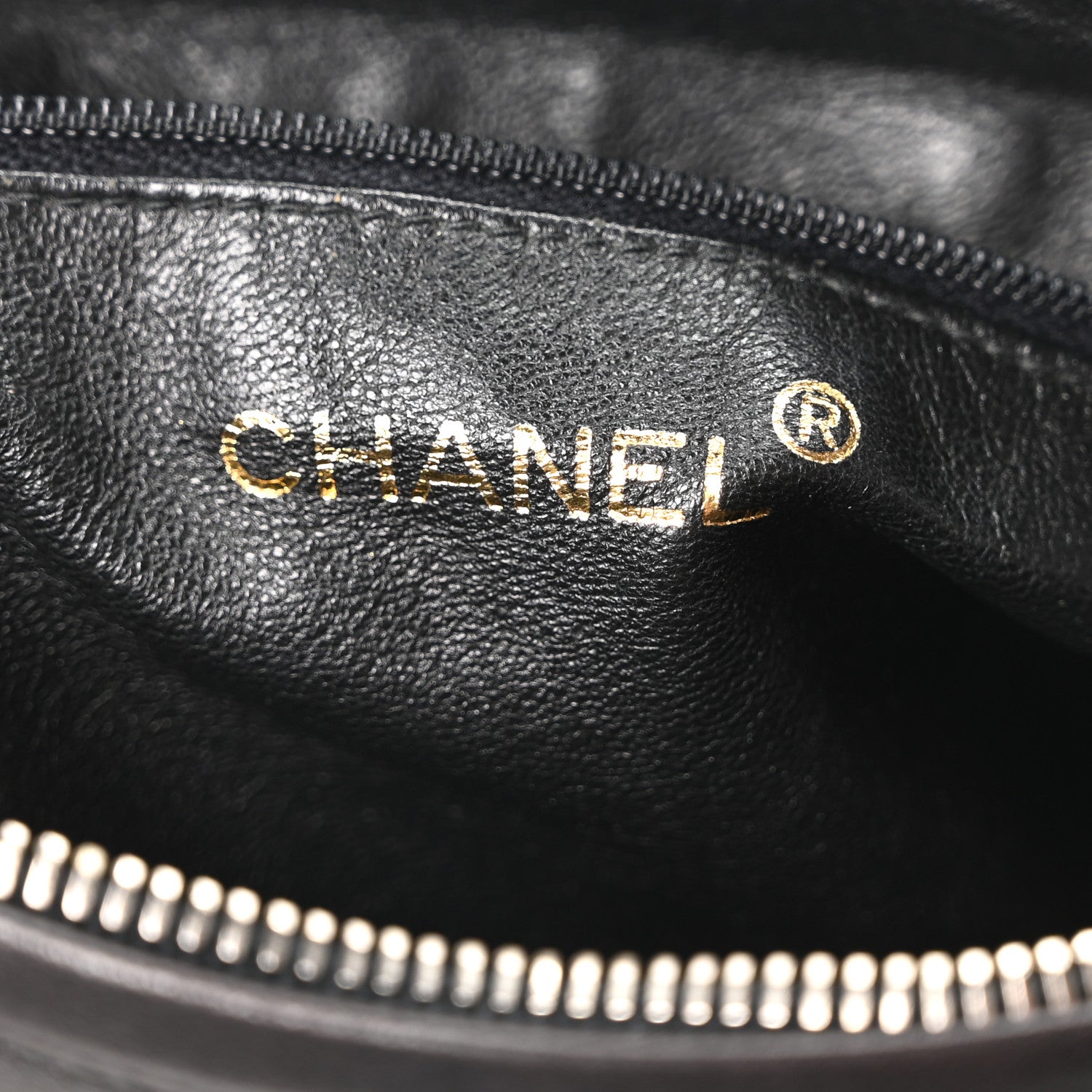 Chanel Lambskin Chevron Quilted Tassel Camera Case Black 10 of 23