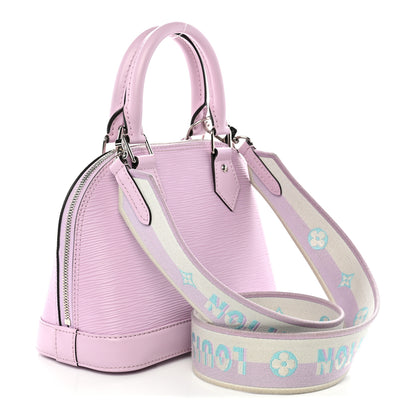 Louis Vuitton Epi Jacquard Alma BB Light Pink 3 of 10