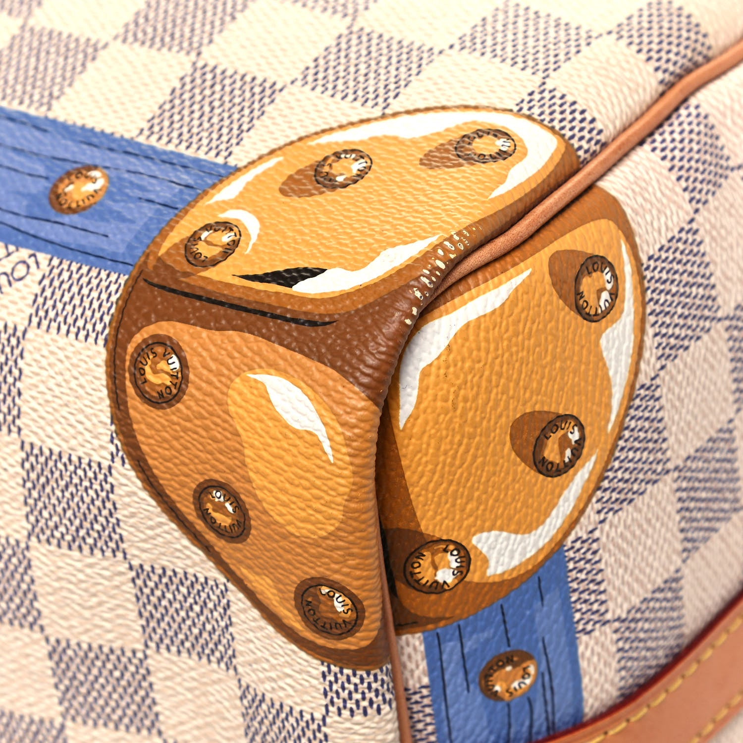 Louis Vuitton Damier Azur Summer Trunks Speedy Bandouliere 30 12 of 13