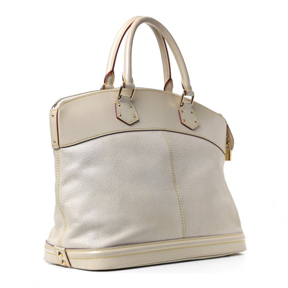 Louis Vuitton Suhali Lockit MM White 4 of 23