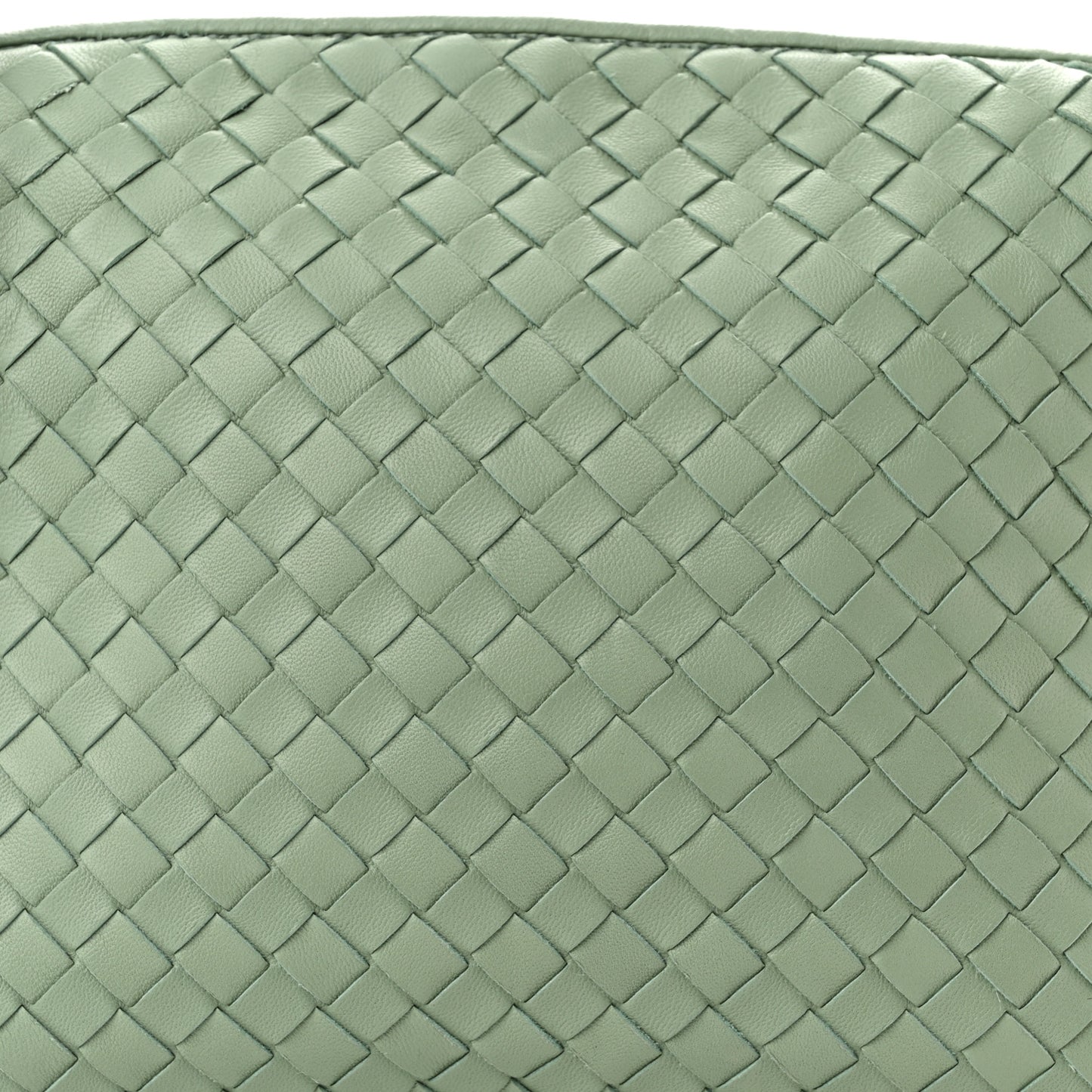 Nappa Intrecciato Nodini Crossbody Messenger New Sauge