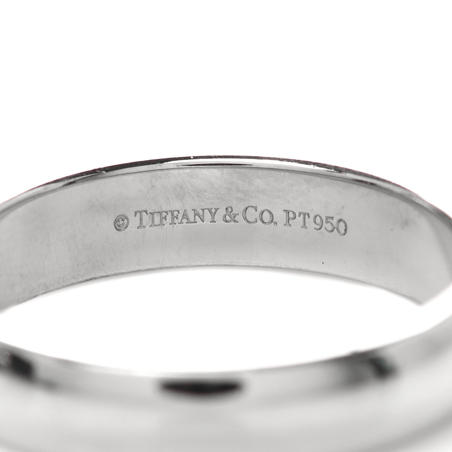 Tiffany Platinum Lucida Band Ring 57 8 4 of 4