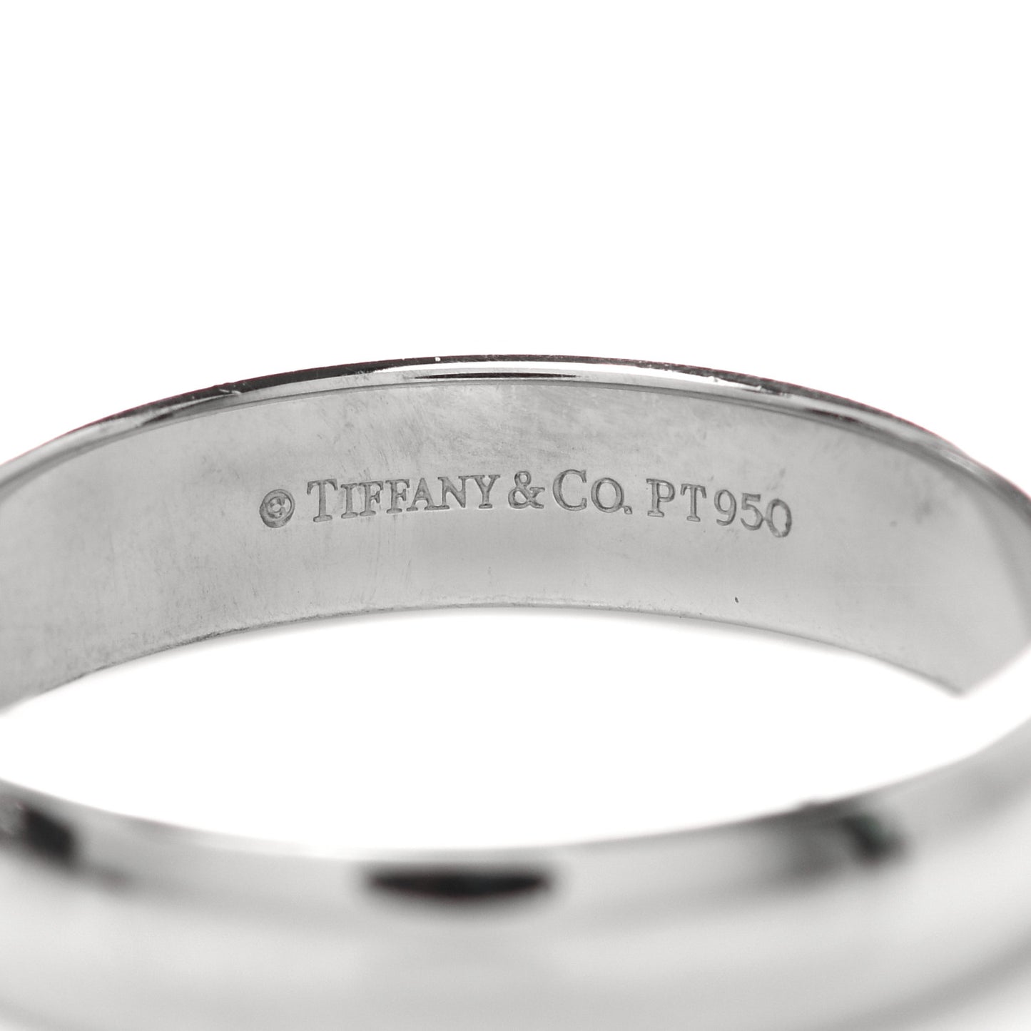 Platinum Lucida Band Ring 57 8