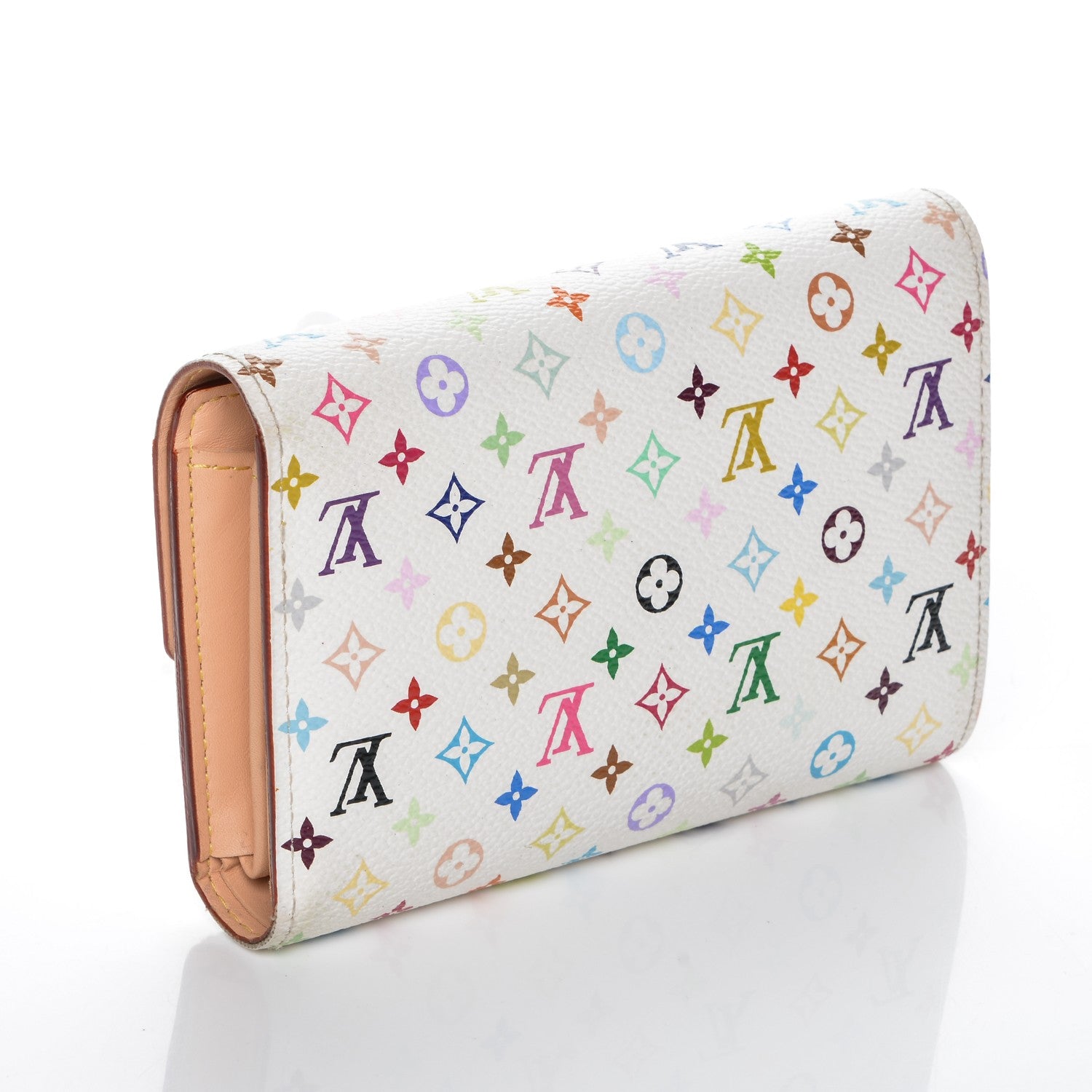 Louis Vuitton Monogram Multicolor Alexandra Wallet White 3 of 6