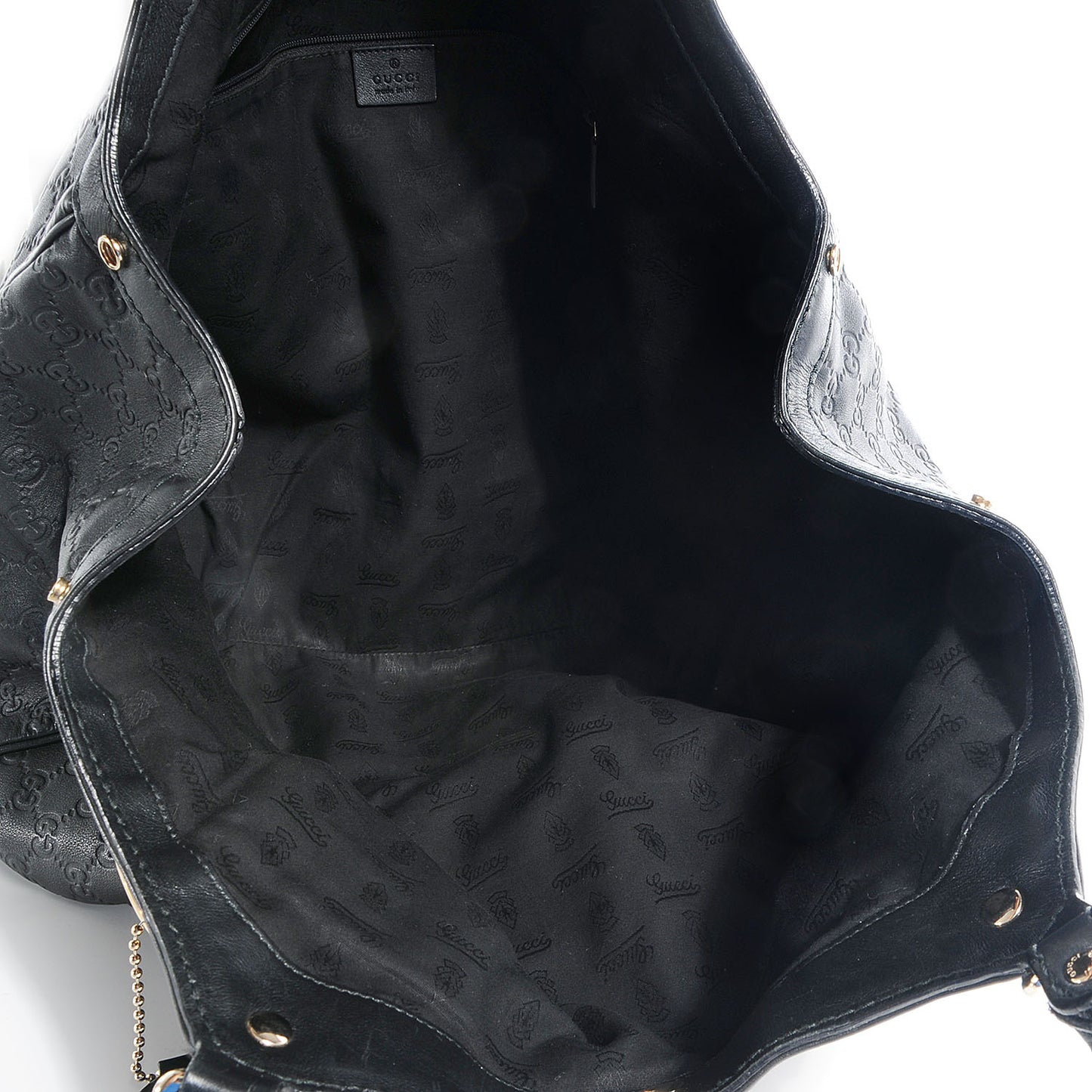 Guccissima Large Sukey Tote Black
