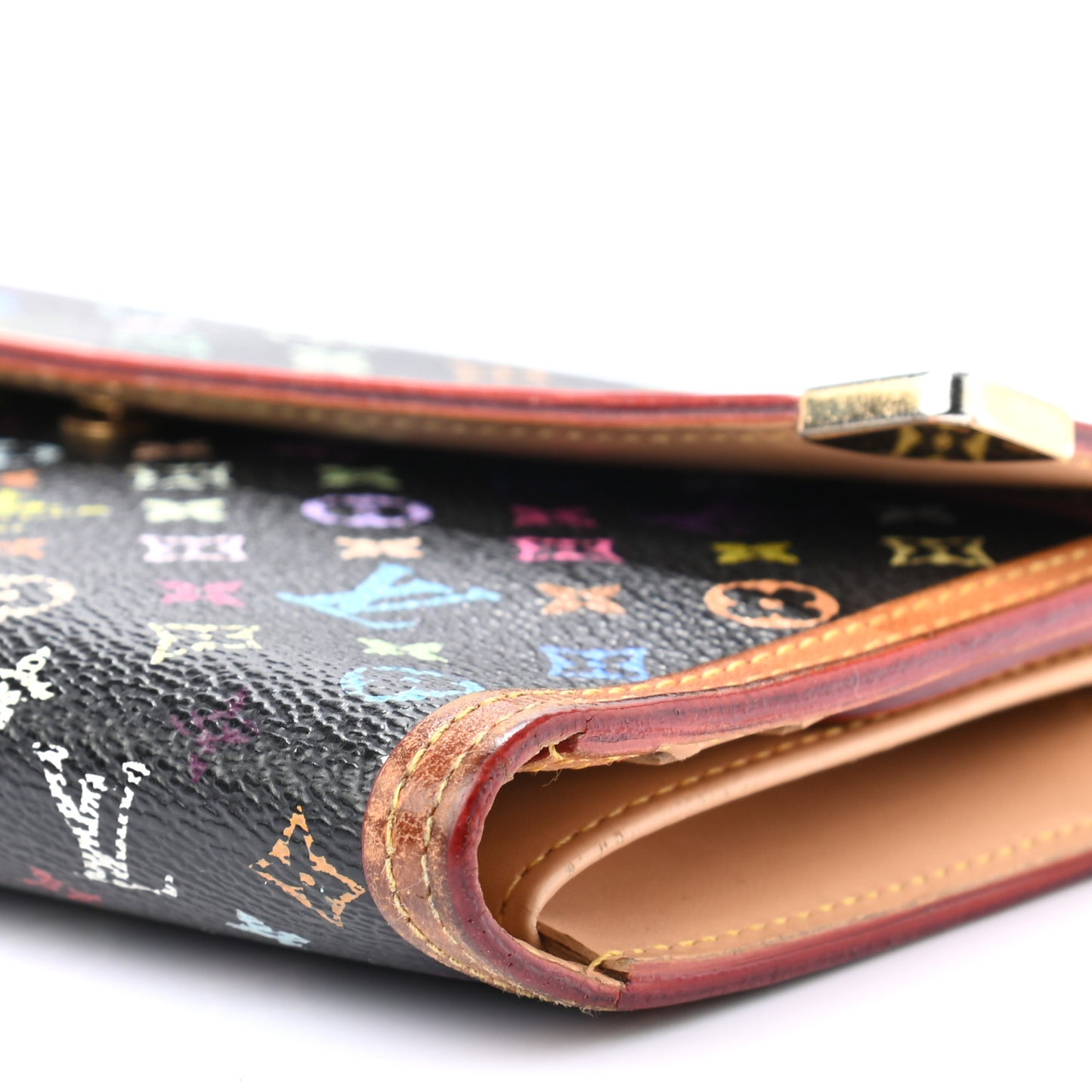 Monogram Multicolor Porte Tresor International Wallet Black