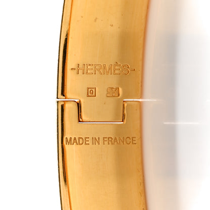 Hermes Enamel Narrow Clic Clac H Bracelet GM Black 4 of 5