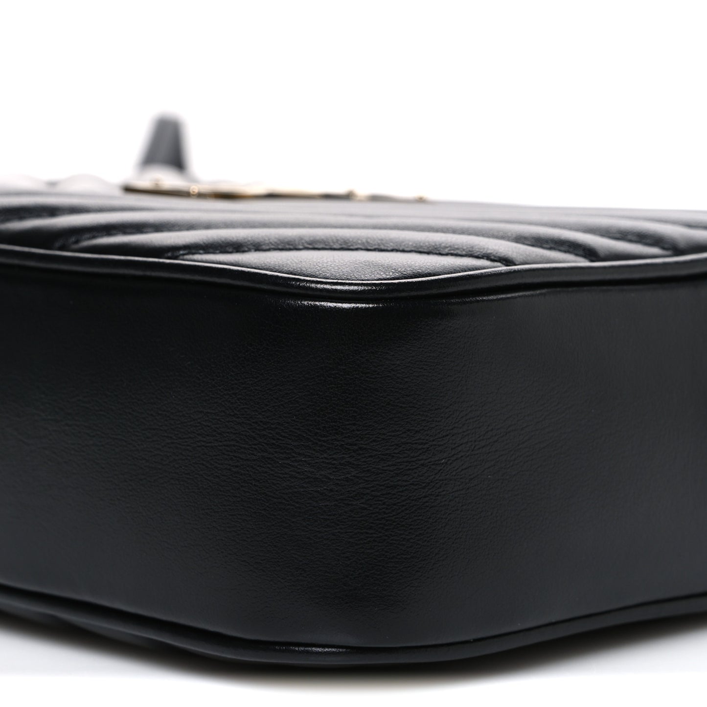 Calfskin Matelasse Monogram Lou Camera Bag Black