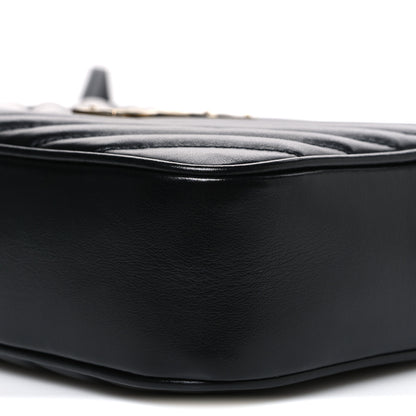 Saint Laurent Calfskin Matelasse Monogram Lou Camera Bag Black 10 of 10