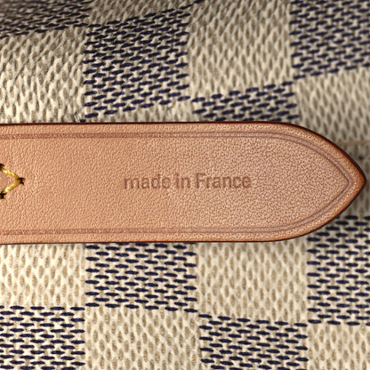 Louis Vuitton Damier Azur Braided Neonoe MM Peach Cream 7 of 10