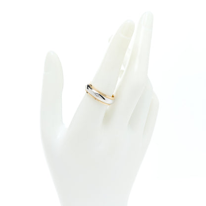 Tiffany Platinum 18K Yellow Gold 6mm Together Milgrain Wedding Band Ring 57 8 2 of 5