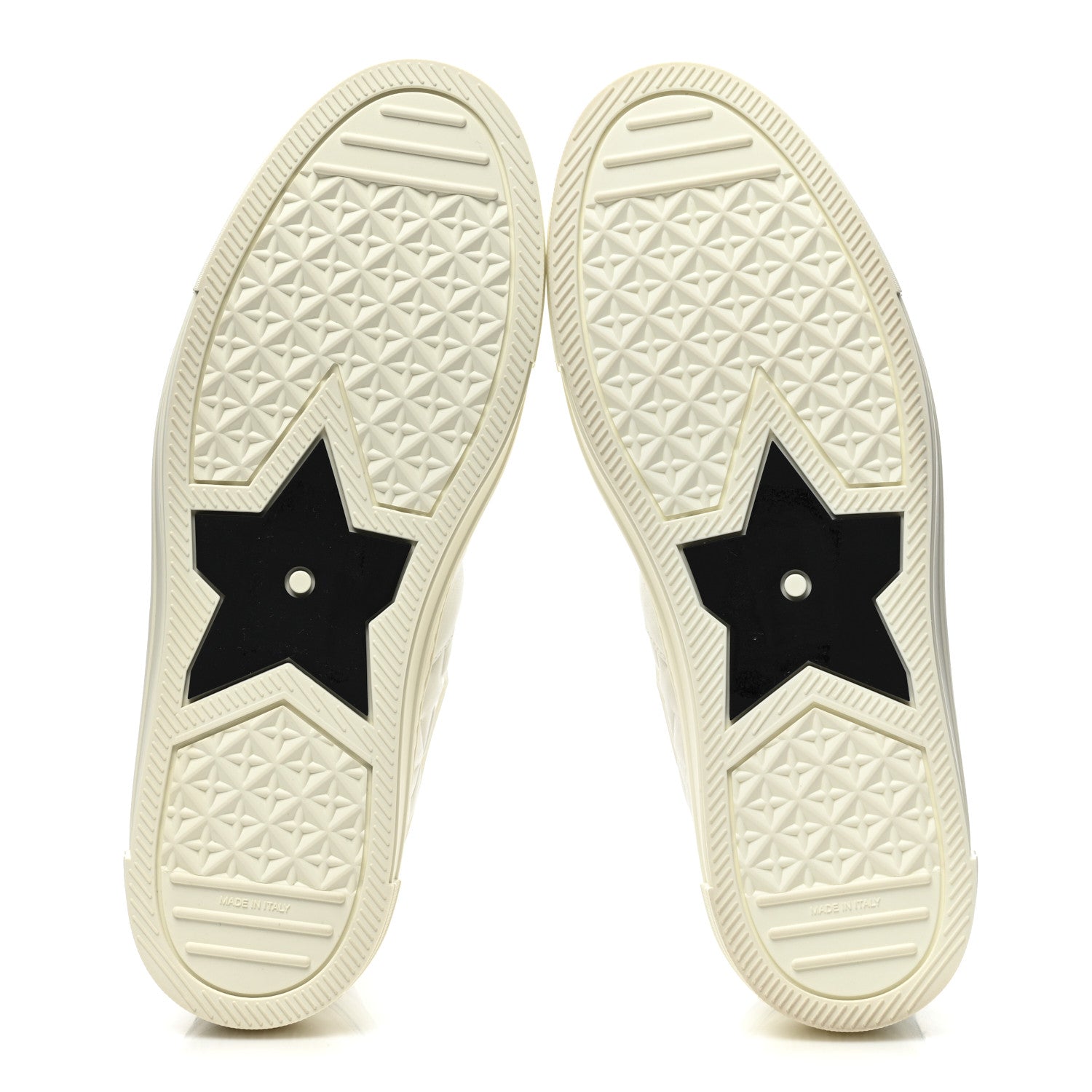 Christian Dior Etoile Embossed Dior High Top Sneakers 40 Snow White 6 of 9