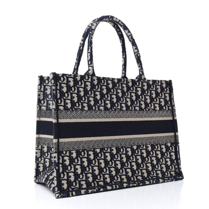 Christian Dior Oblique Medium Book Tote Blue Multicolor 3 of 10
