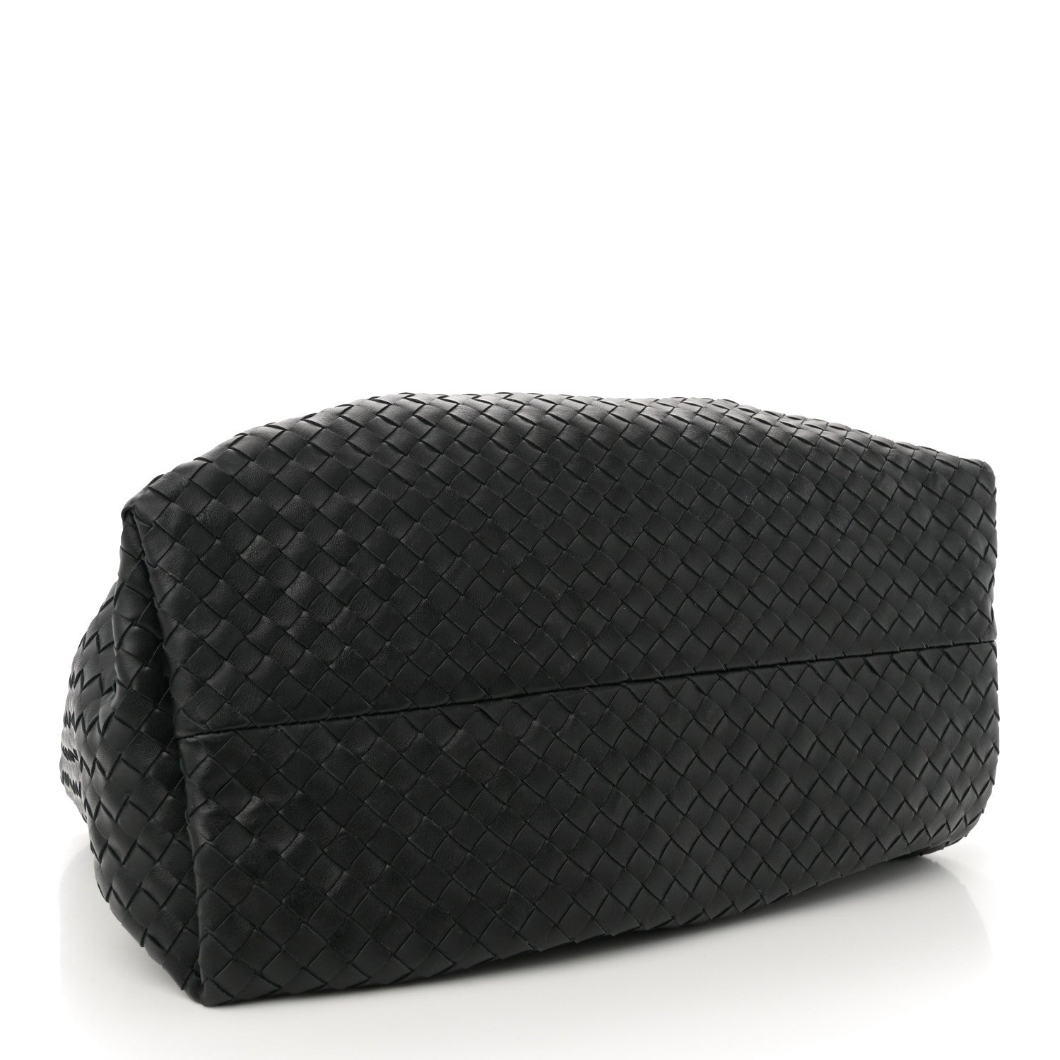 Bottega Veneta Calfskin Intrecciato Pinacoteca Reversible Tote Black Fondant 5 of 10