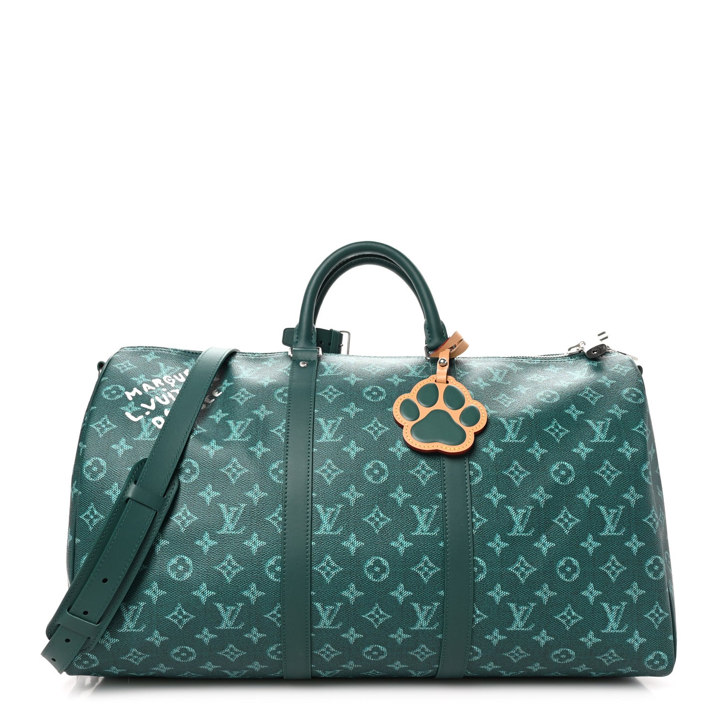 Monogram Heritage Keepall Bandouliere 50 Green