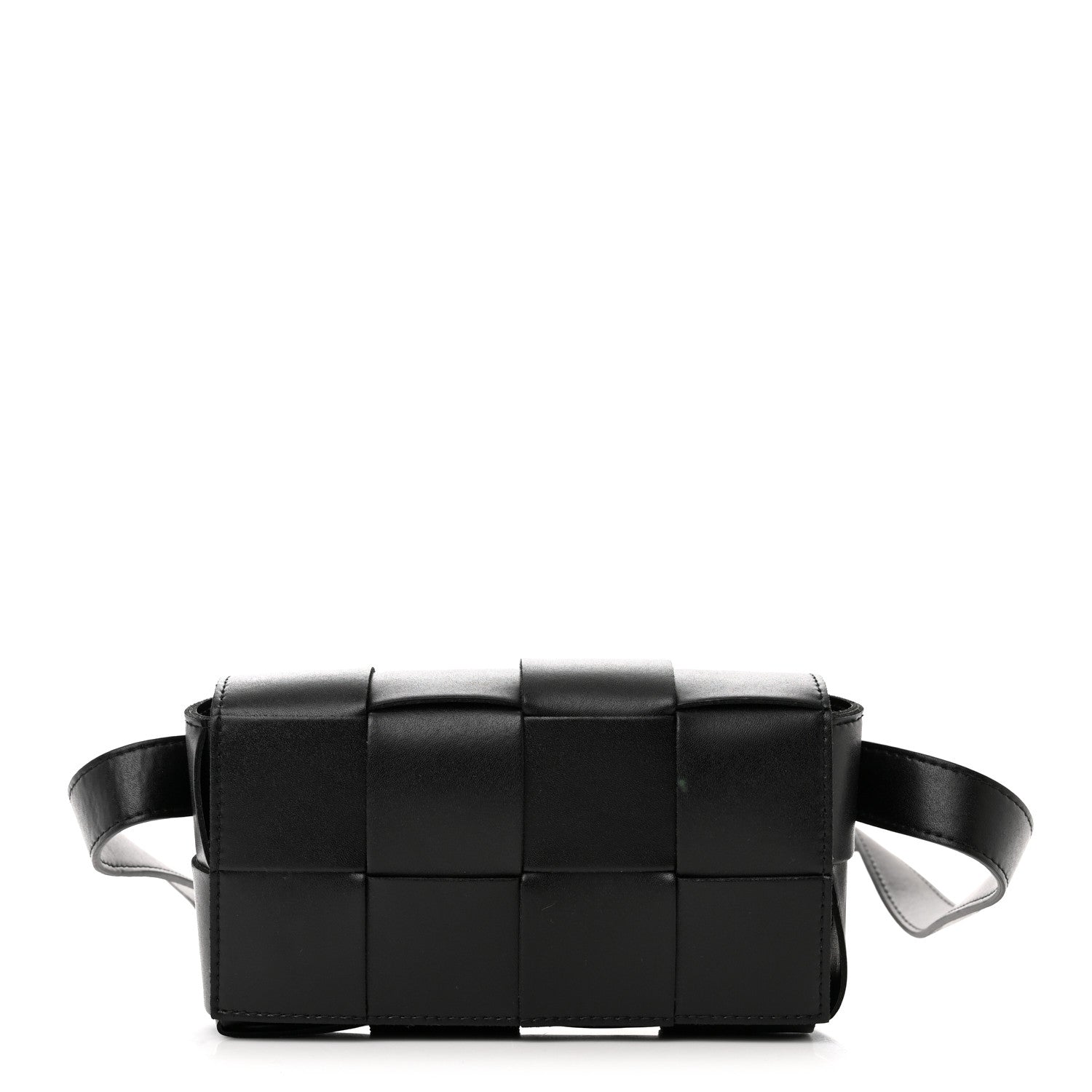 Bottega Veneta Nappa Maxi Intreccio The Belt Cassette Bag Black 1 of 8