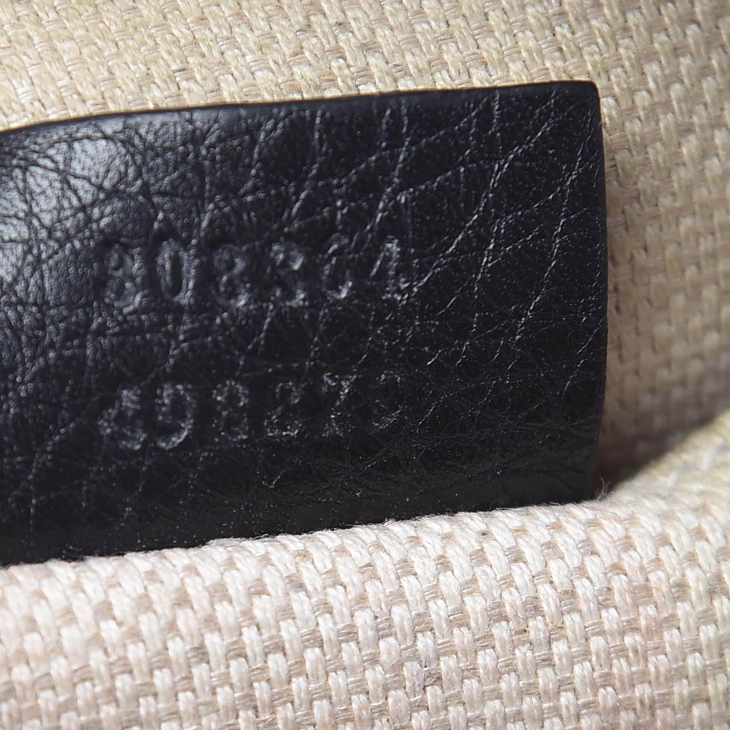 Gucci Pebbled Calfskin Small Soho Disco Bag Black 7 of 23