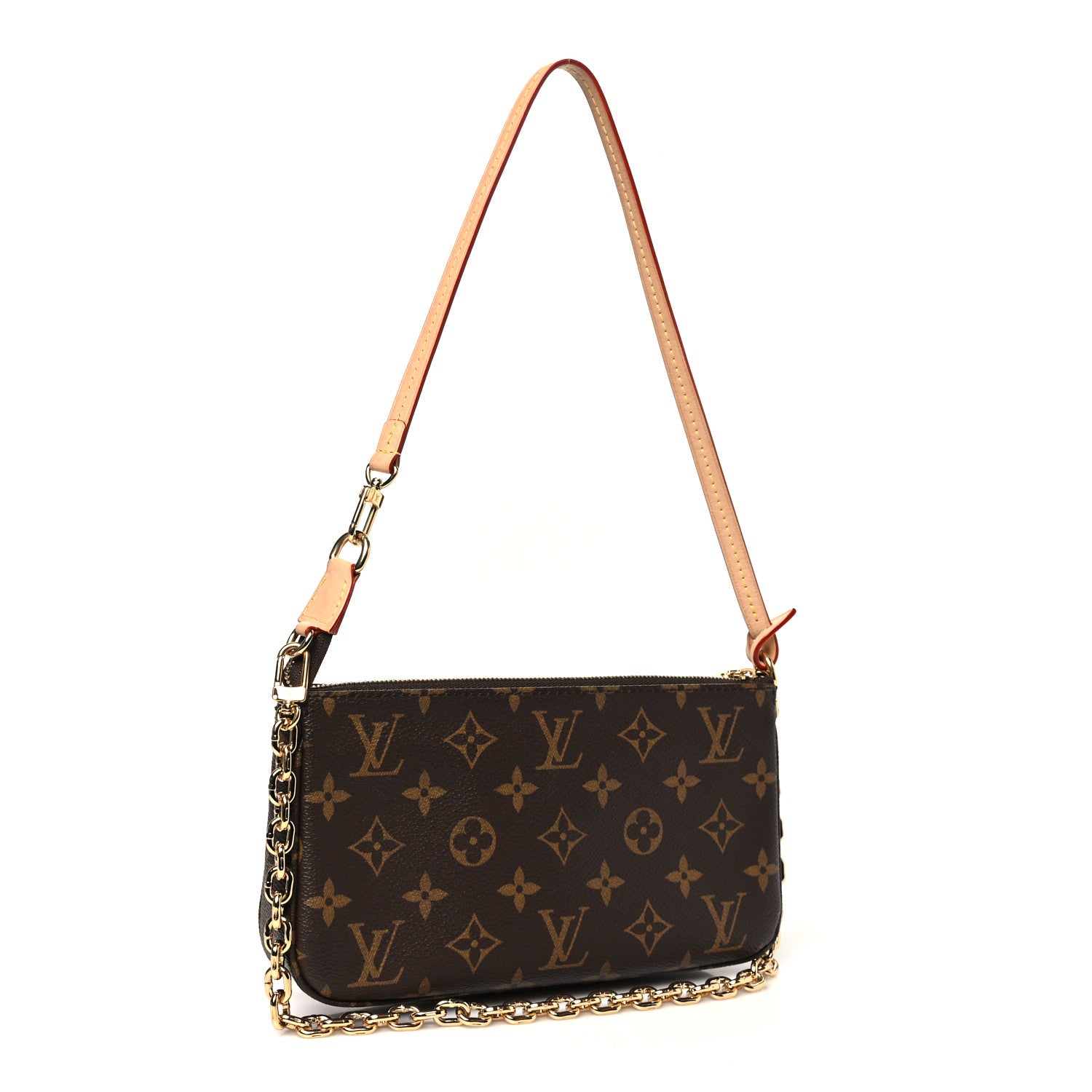 Louis Vuitton Monogram Chain Pochette Accessories 3 of 9